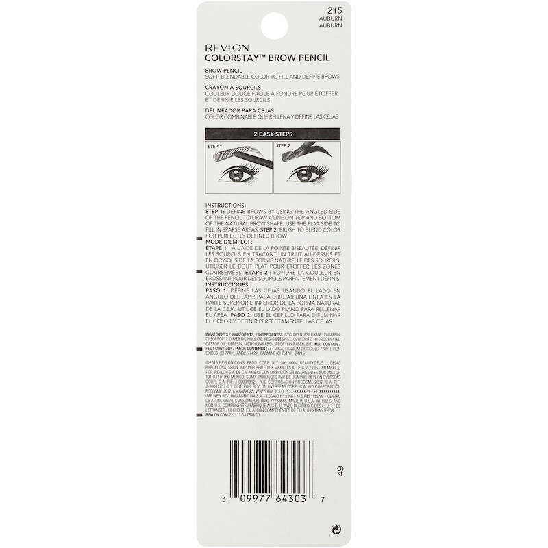 Colorstay Brow Pencil 215 Auburn