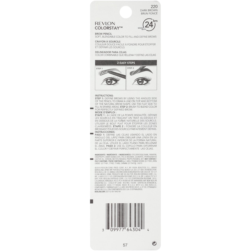 Colorstay Brow Pencil 220 Dark Brown