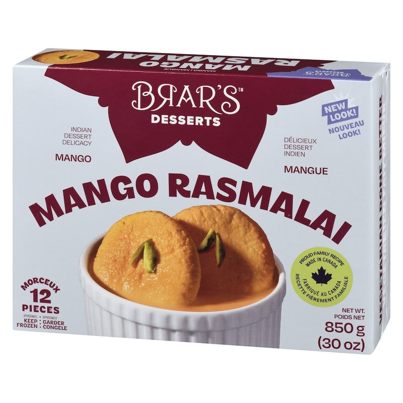 Mango Rasmalai 12 Pieces