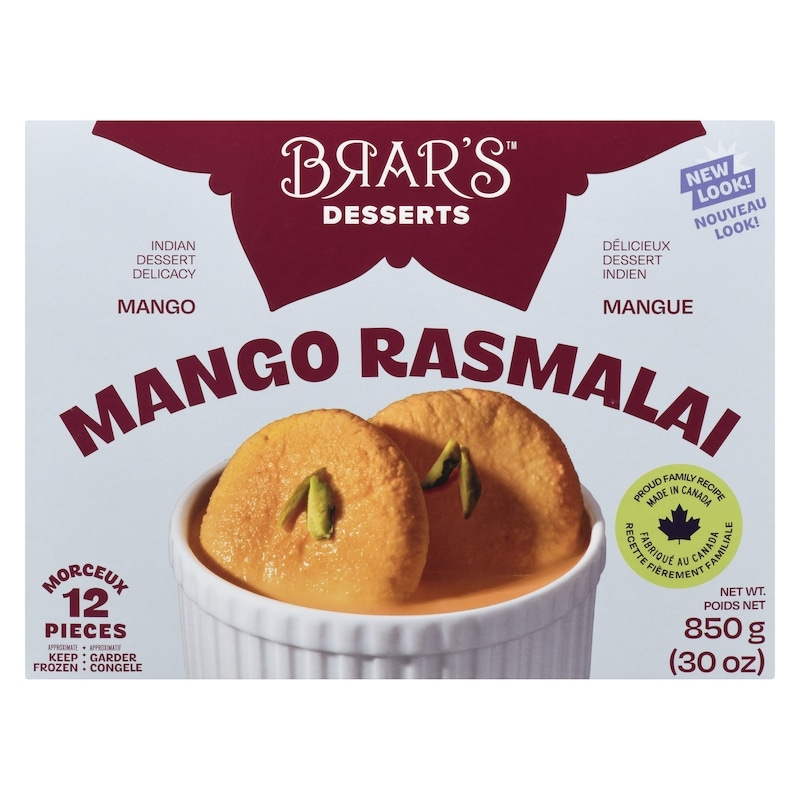 Mango Rasmalai 12 Pieces