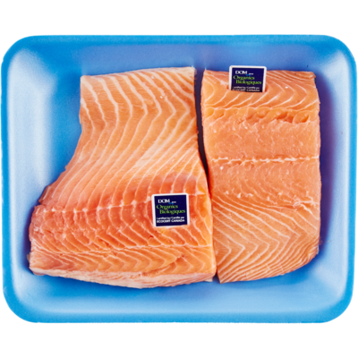 null Fresh Organic Atlantic Salmon Fillets, Skin On, Packaged $61.71/1kg $28.00/1lb