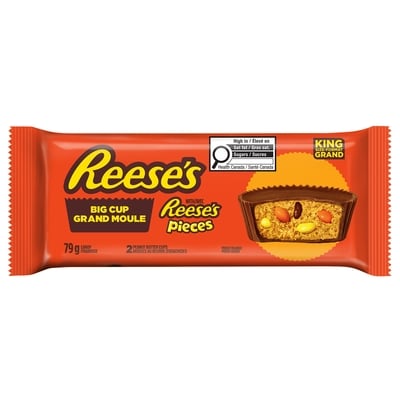 Reese's Big Cup Stuffed With Pieces King Sized Candy Bar 79 g, $2.53/100g