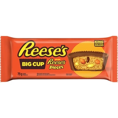 Reese's Big Cup Peanut Butter Cup with Rieces Pieces 79 g, $3.78/100g
