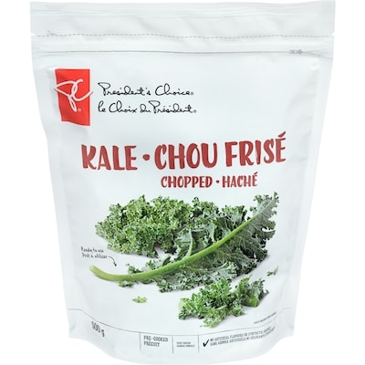 President's Choice Chopped Kale 500 g, $1.00/100g
