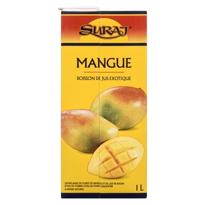Suraj Boisson de jus exotique, mangue 1 l, 0,20 $/100ml