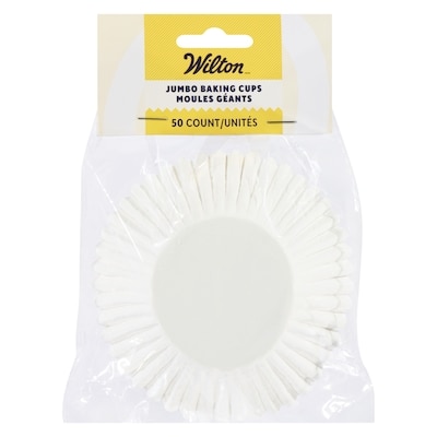 Wilton White Jumbo Baking Cups 1 ea, $4.00/1ea