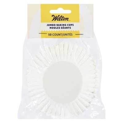 Caissettes en papier géantes blanches