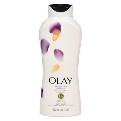 Olay Gel de douche, Défi au temps 650 ml, 1,84 $/100ml