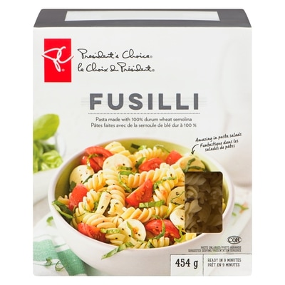 le Choix du Président Pâtes fusilli 454 g, 0,39 $/100g