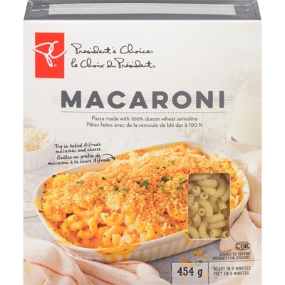 le Choix du Président Pâtes macaroni 454 g, 0,50 $/100g