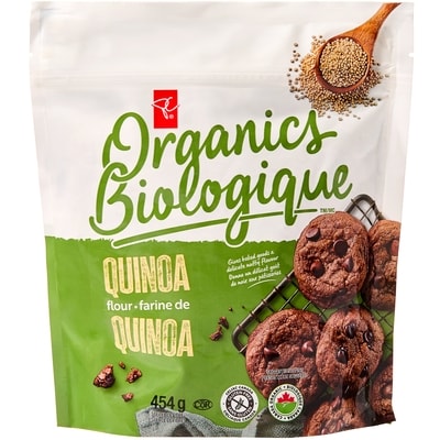 PC Organics Stone Ground Quinoa Flour 454 g, $2.64/100g