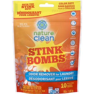 Nature Clean Odour Remover for Laundry 10 Loads 180 g, $3.61/100g