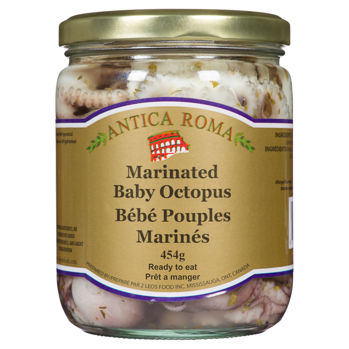 Antica Roma Marinated Baby Octopus 454 g, $2.42/100g