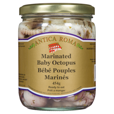 Antica Roma Marinated Baby Octopus 454 g, $2.42/100g