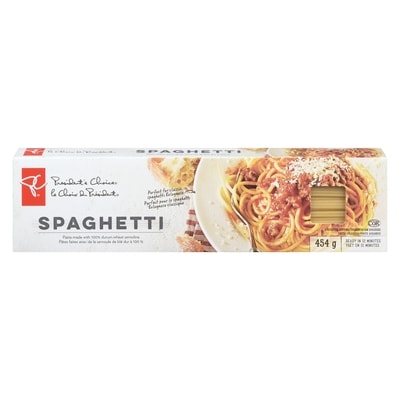 le Choix du Président Pâtes spaghetti 454 g, 0,55 $/100g