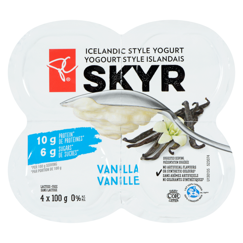 Vanilla Skyr Icelandic Style 0% M.F. Yogurt