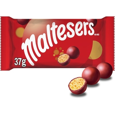 Maltesers Milk Chocolate Candy Bar, Single Bag 37 g, $3.38/100g