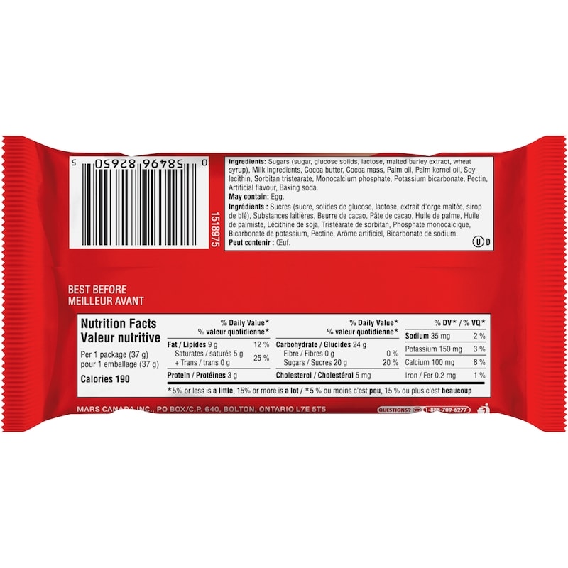 Milk Chocolate Candy Bar, Single Bag