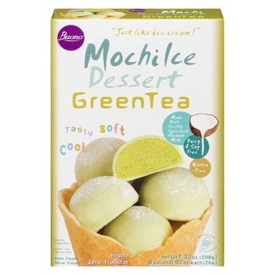 Buono Mochi Ice Dessert Green Tea 8 x (208 g) 208 g, 3,84 $/100g