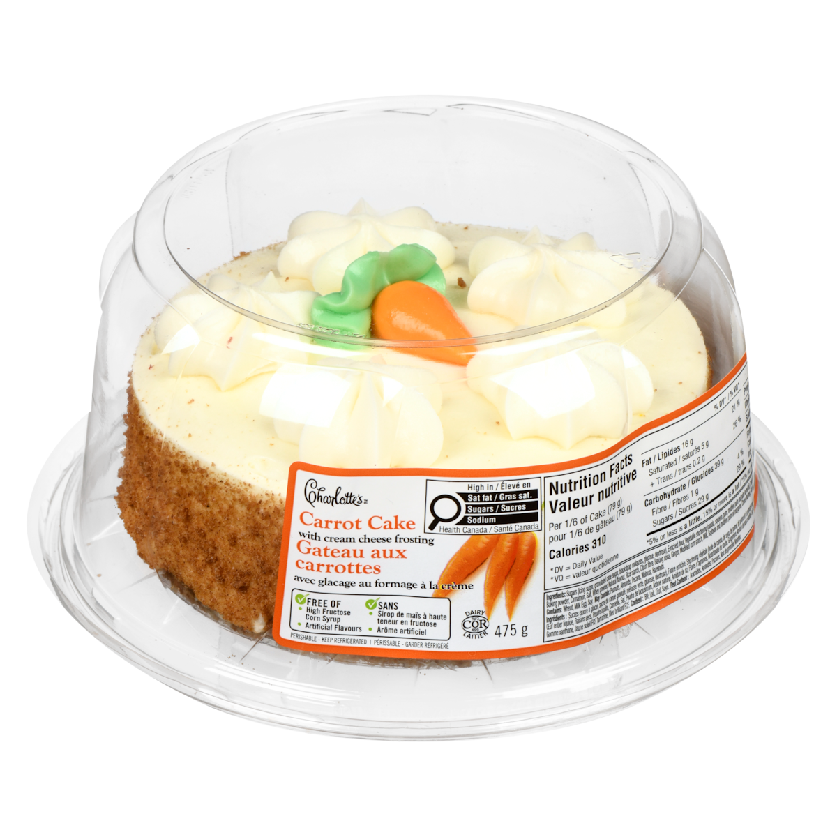 Charlotte's Carrot Cake 6"