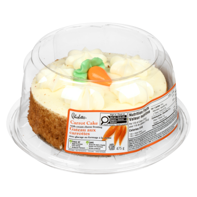 Charlotte's Carrot Cake 6" 475 g, $1.26/100g