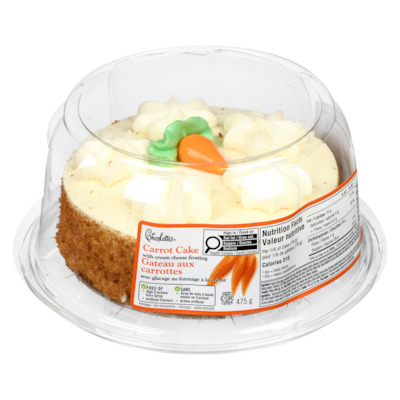 Charlotte's Gâteau aux Carottes avec Glacage au Fromage à la Crème 475 g, 1,26 $/100g
