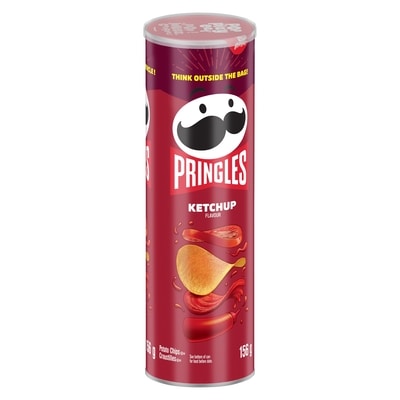 Pringles Ketchup Potato Chips 156 g, $1.60/100g