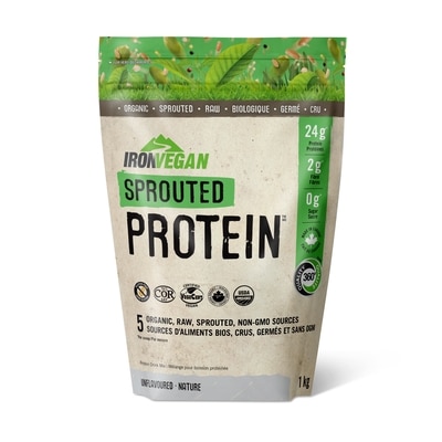 Iron Vegan Sprouted Protein Powder 1 kg, $7.40/100g