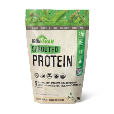 Iron Vegan Sprouted Protein Powder 1 kg, $7.40/100g