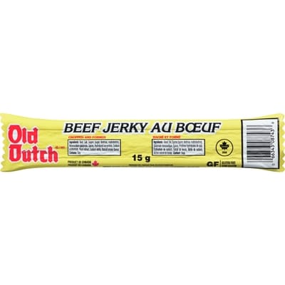 Old Dutch Beef Jerky  48x15.0 g, $9.03/100g