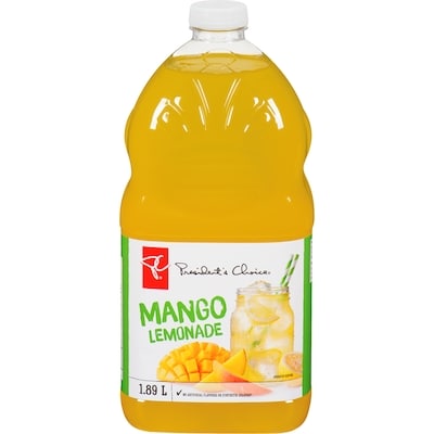 President's Choice Mango Lemonade 1.89 l, $0.18/100ml