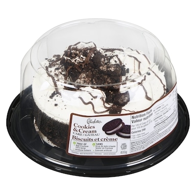 Charlotte's Cookies & Cream Cake 6" 400 g, $1.50/100g