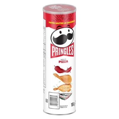 Pringles Croustilles Saveur de Pizza 156 g, 2,11 $/100g