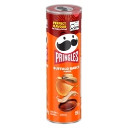 Pringles Potato Chips, Buffalo Ranch Flavour, 156 g, $1.60/100g