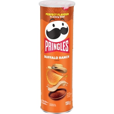 Pringles Buffalo Ranch Potato Chips 156 g, $1.92/100g