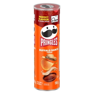 Pringles Croustilles Saveur Buffalo Ranch 156 g, 2,11 $/100g