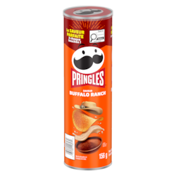 Pringles Croustilles Saveur Buffalo Ranch 156 g, 1,60 $/100g