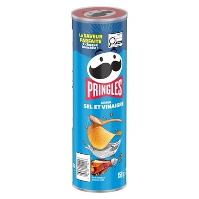 Pringles Salt & Vinegar Flavour Potato Chips 156 g, $1.92/100g