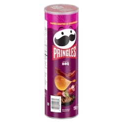 Pringles Potato Chips, BBQ Flavour, 156 g, $1.76/100g