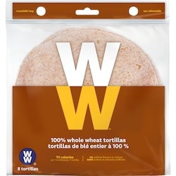 Weight Watchers Tortillas de blé entier à 100 % 248 g, 2,01 $/100g
