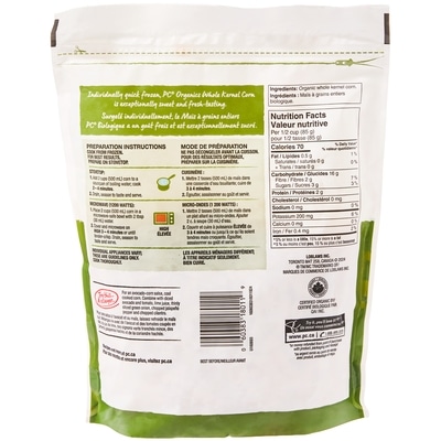 Organic Whole Kernel Corn