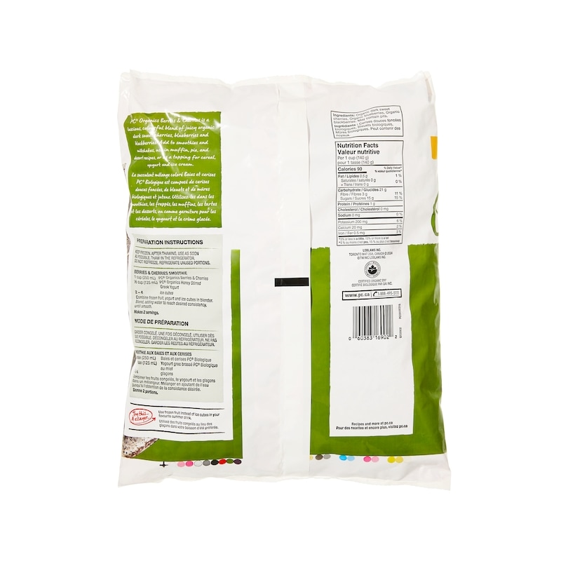 Frozen Berries and Cherries Club Size, Organic