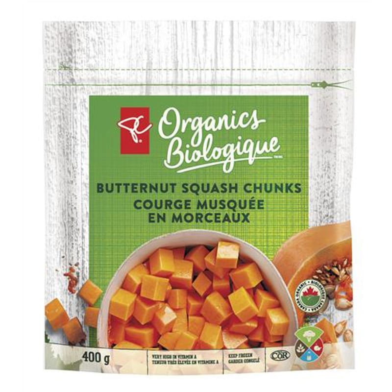 Frozen Butternut Squash Chunks, Organic