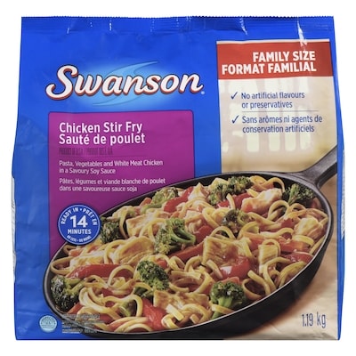 Swanson Repas à Poêler Sauté de Poulet 1.19 kg, 1,00 $/100g