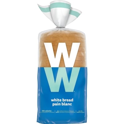 Weight Watchers White Bread 450 g, $1.40/100g