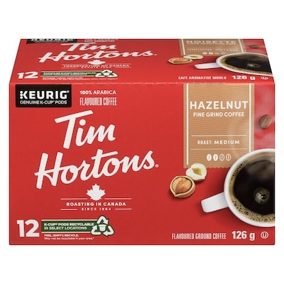 Tim Hortons K-Cup Coffee, Hazelnut 120 g