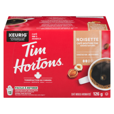 Tim Hortons Dosettes de café K-Cup, noisette 12 ea