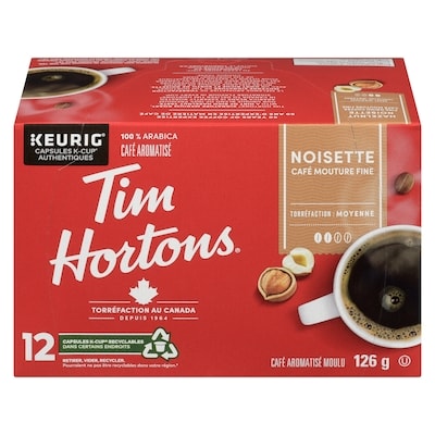 Tim Hortons Dosettes de café K-Cup, noisette 120 g
