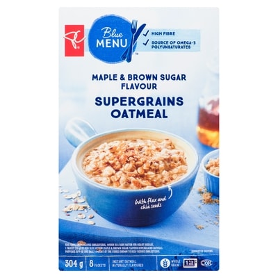 Blue Menu Maple and Brown Sugar Flavour Supergrains Oatmeal