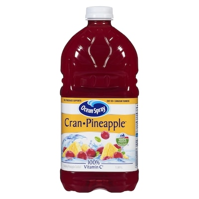 Ocean Spray Cranberry Pineapple Cocktail 1.89 l, $0.15/100ml